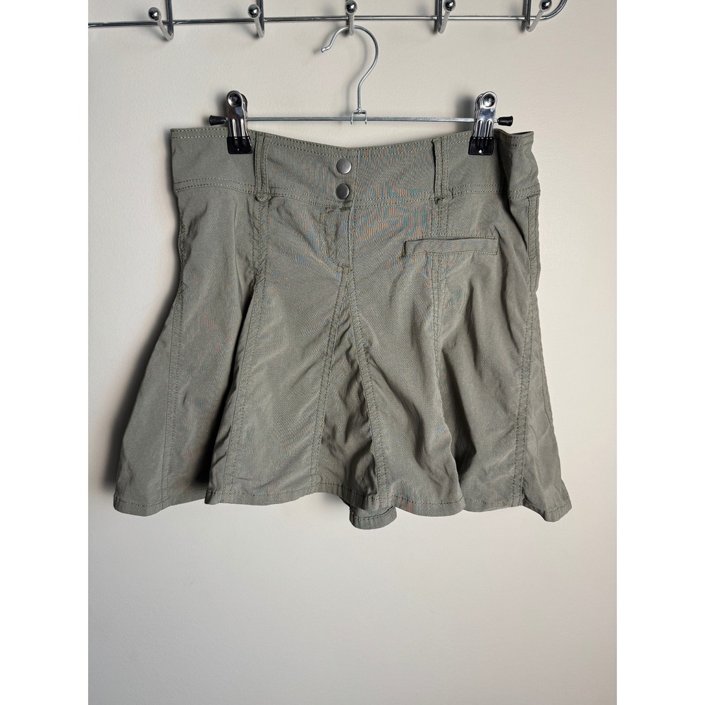 Divided H&M Womens Grayish Green Utility Gorpcore Mini Skirt 6 Outdoor Casual